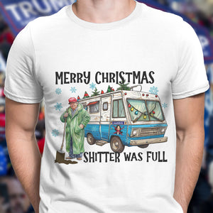 Merry Christmas Trump Shi**er Was Full Bright Shirt HO82 65334