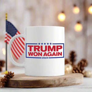 Donald Trump Won Again President 2024 Mug HO82 65198