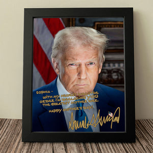 Trump You're The Greatest Mother Picture Frame Personalized Gift CH07 67316