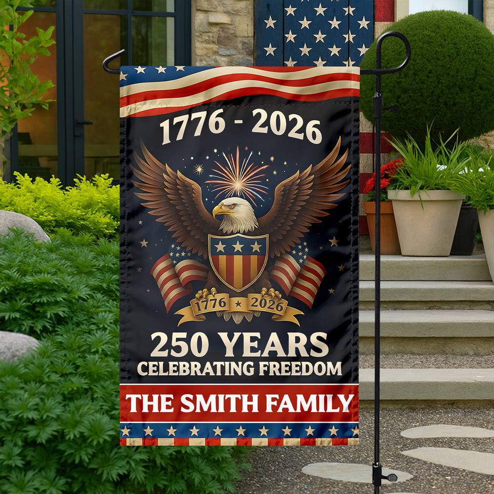 250 Years American Anniversary Flag 250th Anniversary USA Garden Flag CH07 910046