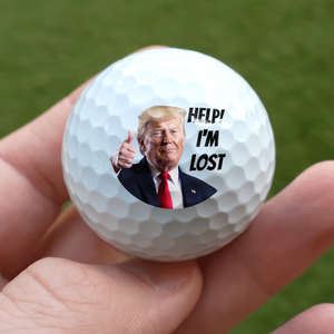 Donald Trump Help! I'm Lost Golf Balls, Funny MAGA Gift for Golfer LM32 65835