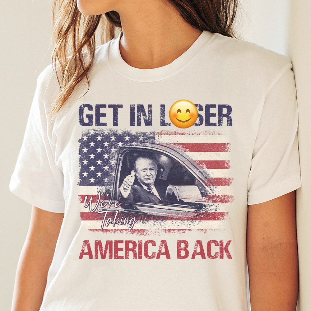 Custom Photo Get In L*ser America Back Shirt TA29 62469