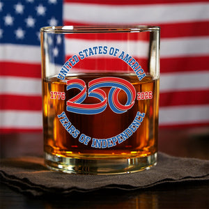 USA 250 Years Of Independence Whiskey Glass CH07 896768