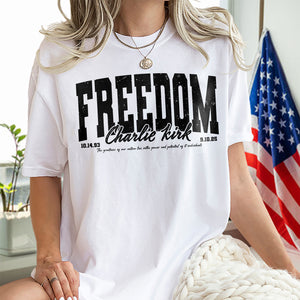 Freedom - Charlie Kirk Human Rights Bright Shirt HO82 65994