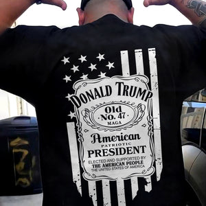 Donald Trump No 47 America Patriotic President Back Shirt HO82 65500