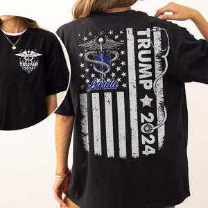 Trump 2024 For Nurse Dark Shirt N369 62507