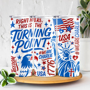 This Is Turning Point - Charlie Kirk Skinny Tumbler HO82 66010