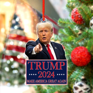 Trump 2024 Make America Great Again Acrylic Ornament HO82 65408