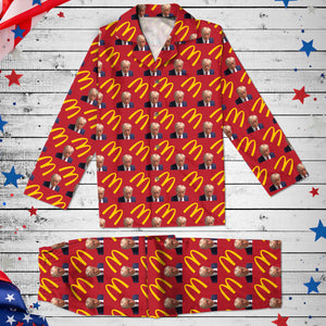 Trump Magadonald Trump 2024 Republican MAGA Flannel Pajamas HO82 65432