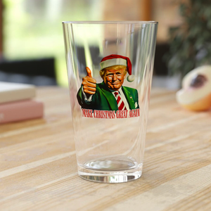 Make Christmas Great Again With Trump Beer Glass HA75 63661