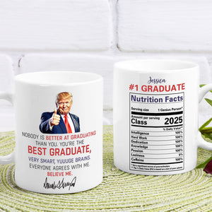 You Are The Best Graduate Personalized Funny Trump Graduation White Mug HA75 64362