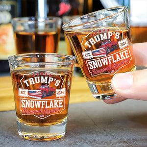 Trumps Snowflake 2024, Snowflake Removal Trump Shot Glass HA75 67172