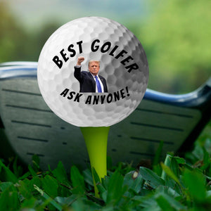 Custom Face Funny Trump Golf Balls, Funny Gag Gift for Golfer LM32 65833