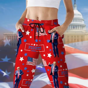 Custom Trump Dancing Christmas Sweatpants HO82 65456