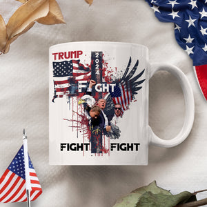 Trump Fight Fight Fight White Mug HO82 65402