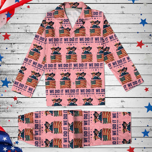 We Did It Outlaw Hillbilly 2024 Trump Vance Pajamas Christmas Gift For Trump Lovers HA75 67006