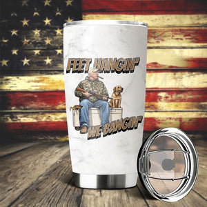 Trump Hunting Feet Hangin' We Bangin' Fat Tumbler LM32 63847