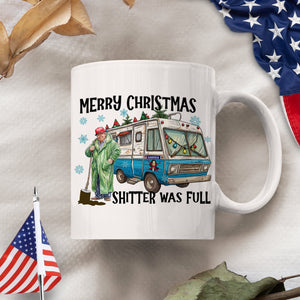 Merry Christmas Trump Shi**er Was Full White Mug HO82 65348