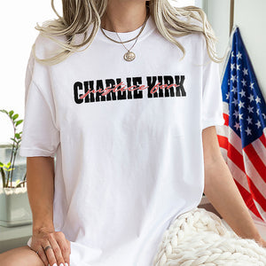 Justice for Charlie Kirk Bright Shirt HA75 64598