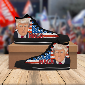 Maga Trump 2024 With US Flag High Top Shoes T368 HA75 62844