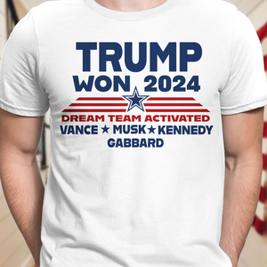 Trump Won 2024 Bright Shirt TH10 64015