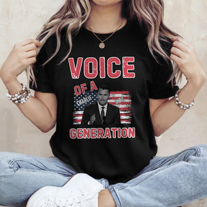 Voice Of A Generation Charlie Kirk Dark Shirt HO82 65958