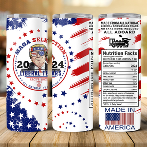 Trump Maga Selection, Liberal Tears 2024 Skinny Tumbler HA75 62958