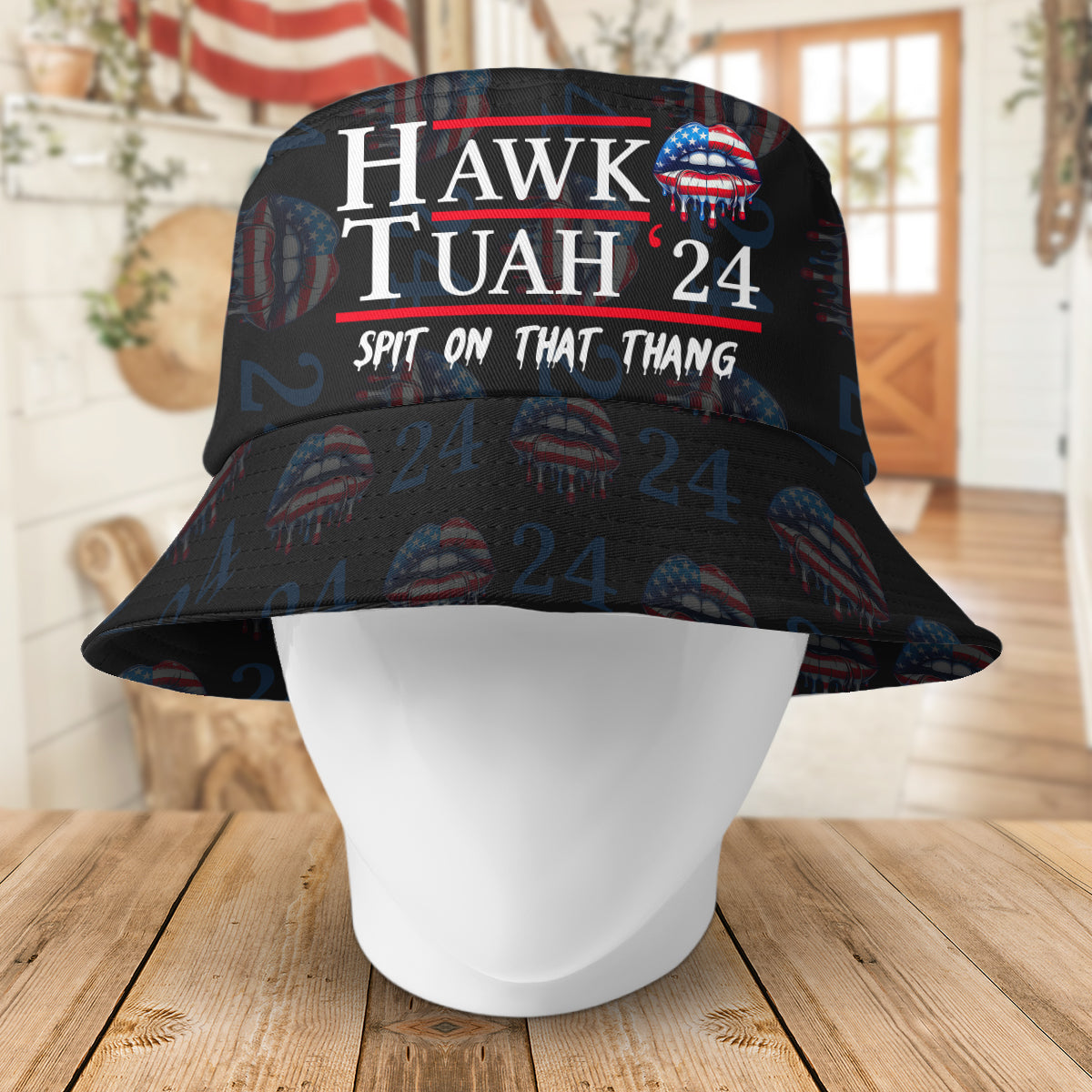Hawk Tuah 24 Spit on That Thang Bucket Hat HA75 62880