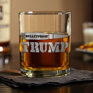 Trump's Bulletproof Victory – 2024 Commemorative Rock Glass LM32 63759