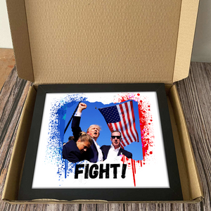 Donald Trump Fight For America Picture Frame TH10 63425