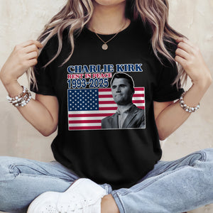 Charlie Kirk Rest In Peace 1993-2025 America Dark Shirt LM32 65627