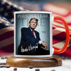 President Donald Trump Person Of The Year Accent Mug HA75 64192