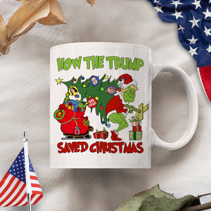 How The Trump Saved Christmas White Mug HO82 65342