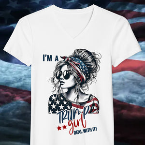 I'm A Trump Girl Deal With It Bright Shirt TH10 63543