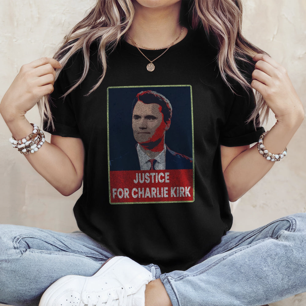 Justice For Charlie Kirk Dark Shirt HO82 66000