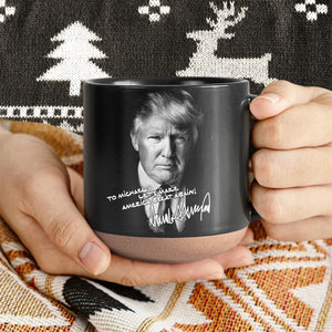 Custom Name President Donald Trump Pottery Mug HA75 63622