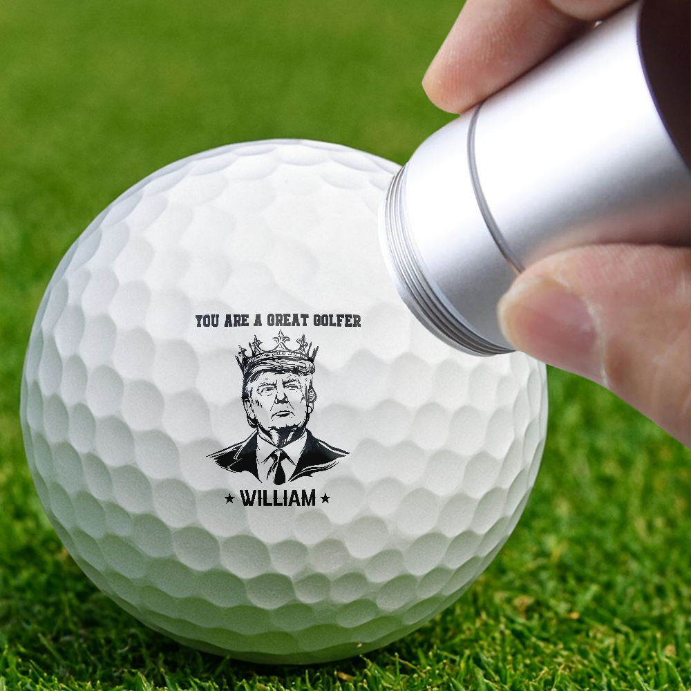 You Are A Great Golfer Trump Golf Ball Stamp CH07 896792