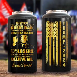 Great Dad Donald Trump 2024 Can Cooler N369 HO82 62976