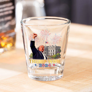 Trump Won Donald Trump US President 47th Shot Glass HO82 65350