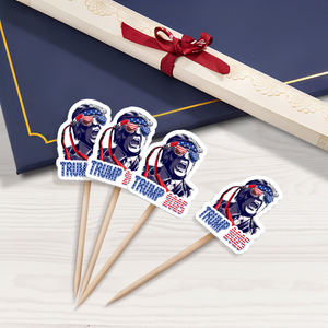 American Trump Independence Day Party Decoration Cupcake Toppers LM32 65339