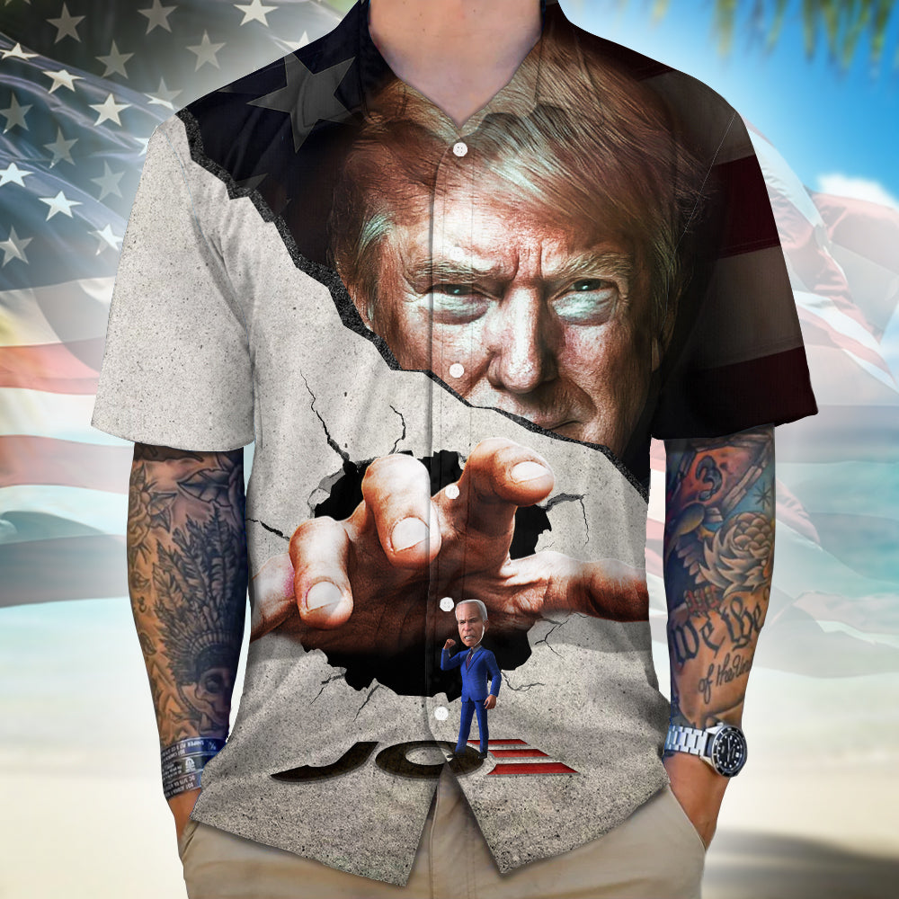 Trump Break The Wall Hawaii Shirt N369 62561