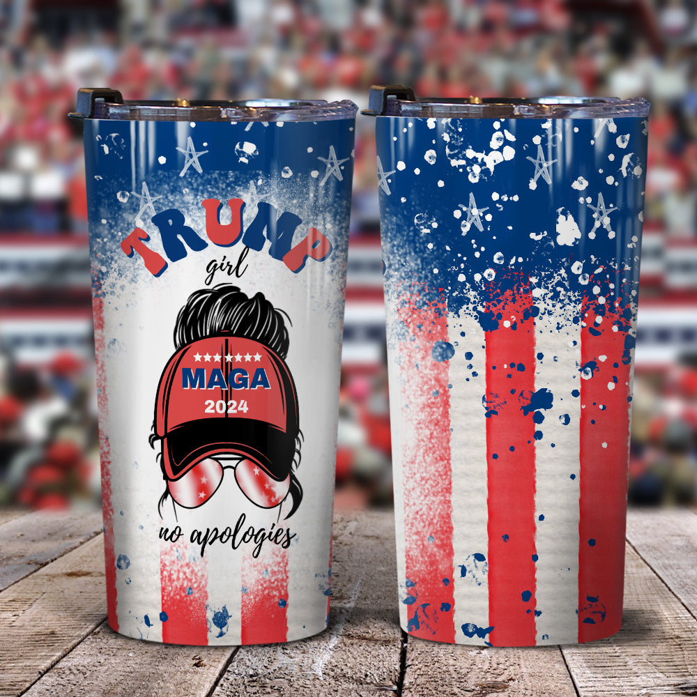 Trump Girl No Apologies Tumbler N304 62571