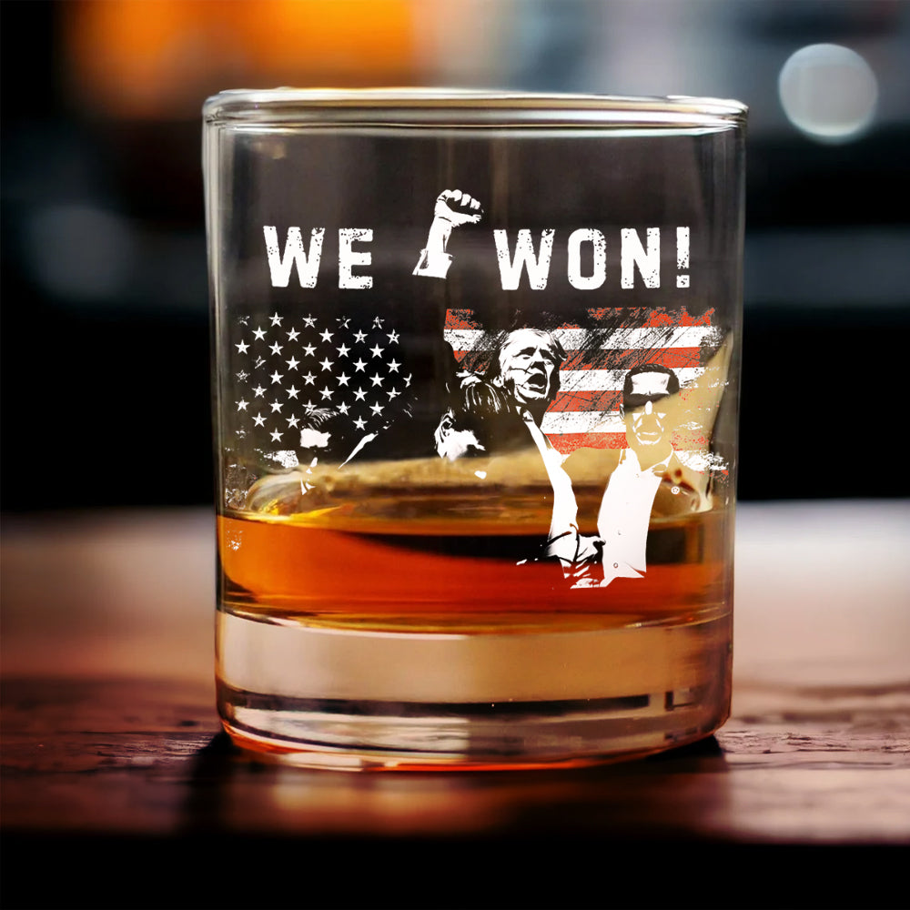 Perfect Gift For Trump Supporters Rock Glass 65218 TW