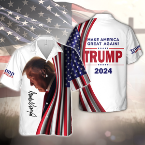 Make America Great Again Trump Signature Hawaii Shirt N304 62506