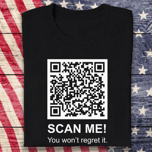 Funny Trump QR Code Dance - Scan me! Dark Shirt HA75 64178