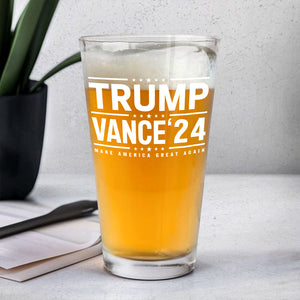 Make America Great Again Trump Vance 2024 Beer Glass LM32 63701