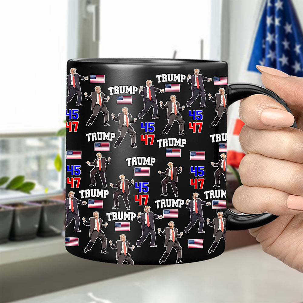 Trump - Embrace Success with a Little Bit of Crazy Black Mug LM32 65077