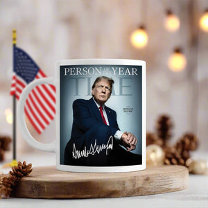 President Donald Trump Person Of The Year White Mug HA75 64190