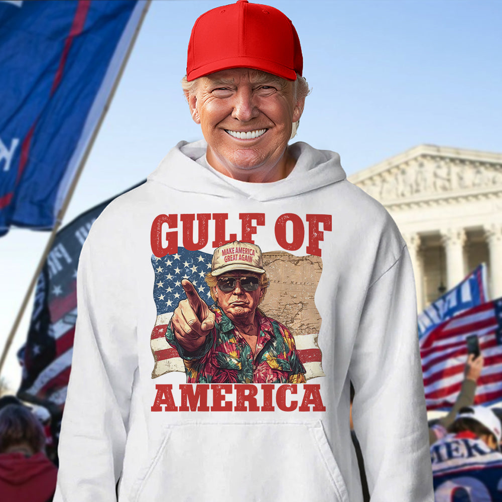 Gulf of Mexico to Gulf of America, President Trump Gulf of America Bright Shirt HA75 64336