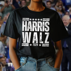 Harris Walz 2024 President For Female Dark Shirt HO82 65080